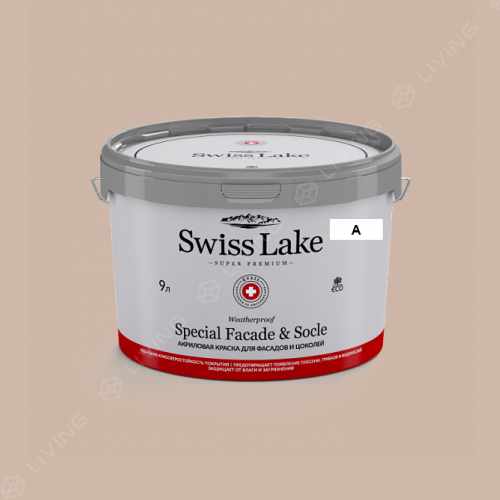 картинка Краска Swiss Lake Special Faсade & Socle цвет soymilk №791 от LIVING