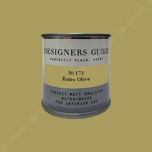 картинка Краска Designers Guild Perfect Matt Emulsion цвет Retro Olive №173 от LIVING