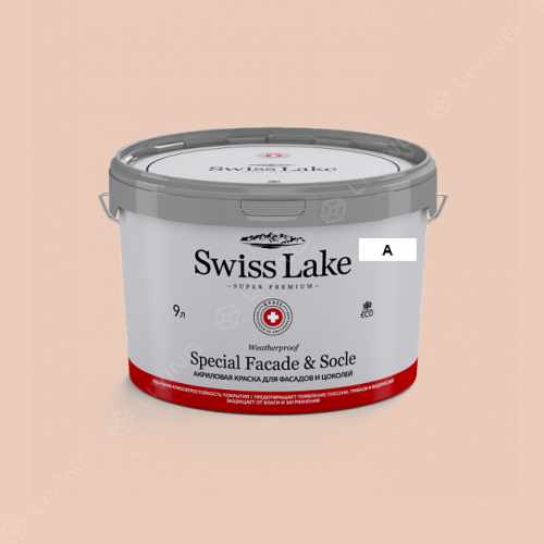 картинка Краска Swiss Lake Special Faсade & Socle цвет Apricot Macaron №1536 от LIVING