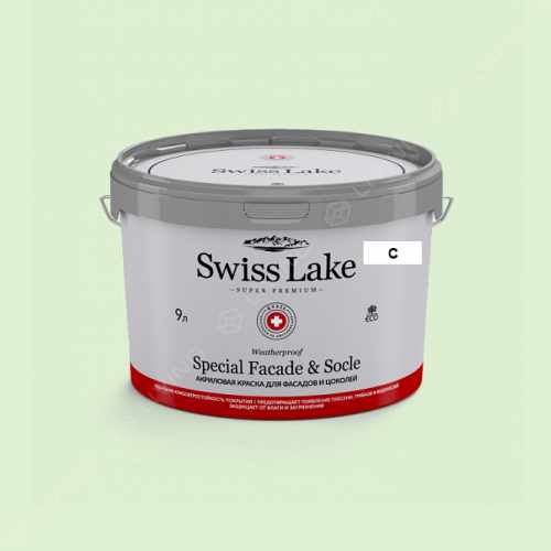картинка Краска Swiss Lake Special Faсade & Socle цвет Lime Accent №2477 от LIVING