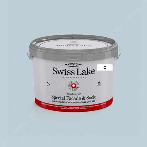 картинка Краска Swiss Lake Special Faсade & Socle цвет billowy breeze №2162 от LIVING