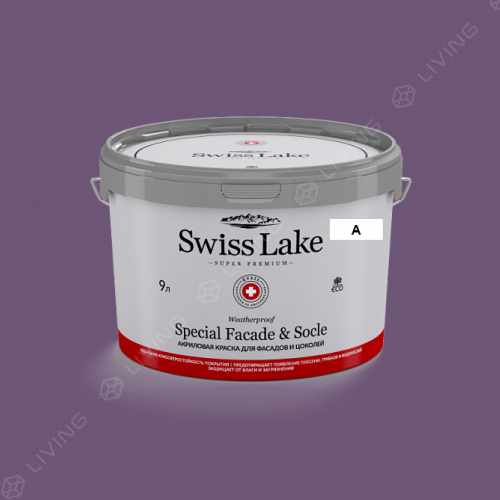 картинка Краска Swiss Lake Special Faсade & Socle цвет kimono violet №1848 от LIVING