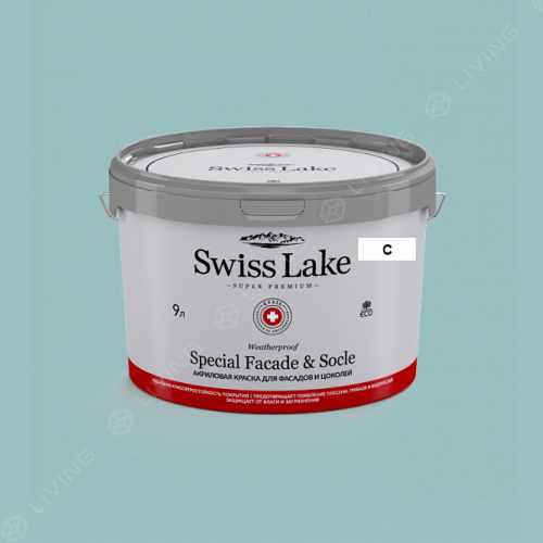 картинка Краска Swiss Lake Special Faсade & Socle цвет Dancing Water №2402 от LIVING
