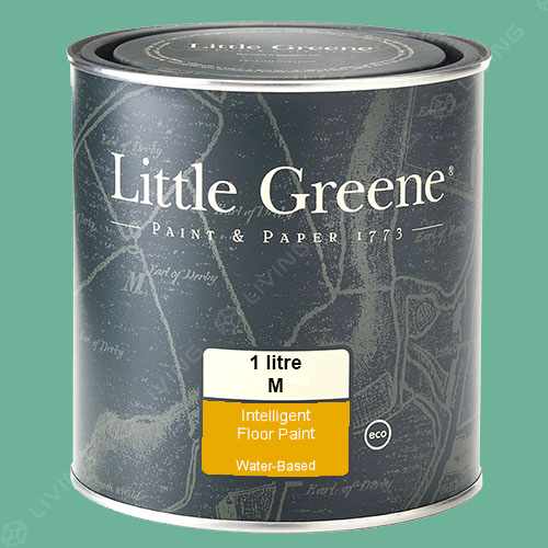 картинка Краска Little Greene Intelligent Floor Paint цвет Turquoise Blue №93 от LIVING