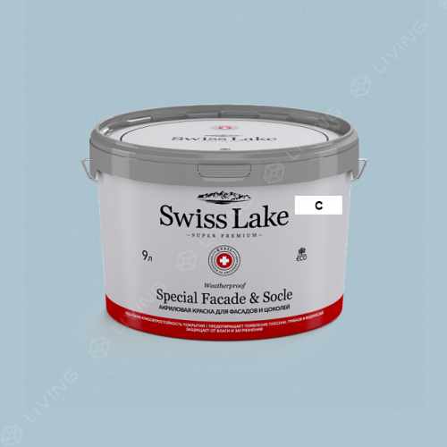 картинка Краска Swiss Lake Special Faсade & Socle цвет BIG SKY №2166 от LIVING