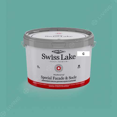картинка Краска Swiss Lake Special Faсade & Socle цвет rapid green №2667 от LIVING