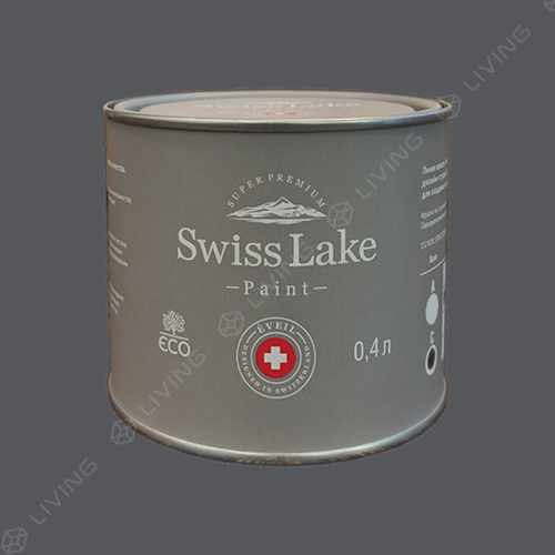 картинка Краска Swiss Lake Wall Comfort 7 цвет black panther №2948 от LIVING