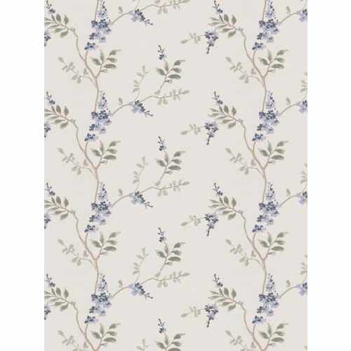 Ткань Fabricut, коллекция: Natural Nuances (5 Books) Indigo, арт. Floral Brook/Chambray, Индия