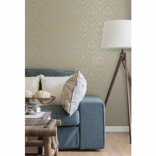 картинка Виниловые обои Aura, коллекция Stripes and Damasks, арт. SD36141, Великобритания от LIVING