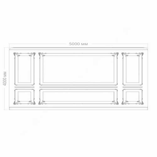 Стена RODECOR Растрелли Ф2, арт. 77402RC, 300 х 500 см.