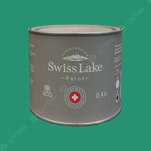 картинка Краска Swiss Lake Wall Comfort 7 цвет relish green №2318 от LIVING