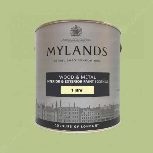 картинка Краска Mylands Wood&metal eggshell цвет French Green №187 от LIVING