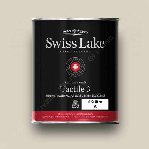 картинка Краска Swiss Lake Tactile 3 цвет cotton №445 от LIVING