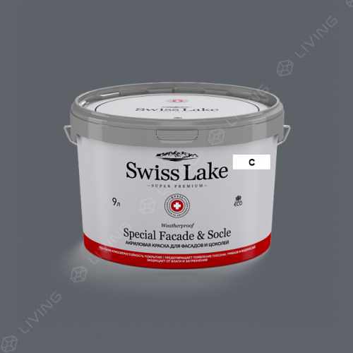 картинка Краска Swiss Lake Special Faсade & Socle цвет infantile №2958 от LIVING