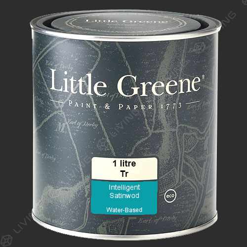 картинка Краска Little Greene Intelligent Satinwood цвет Lamp Black №228 от LIVING