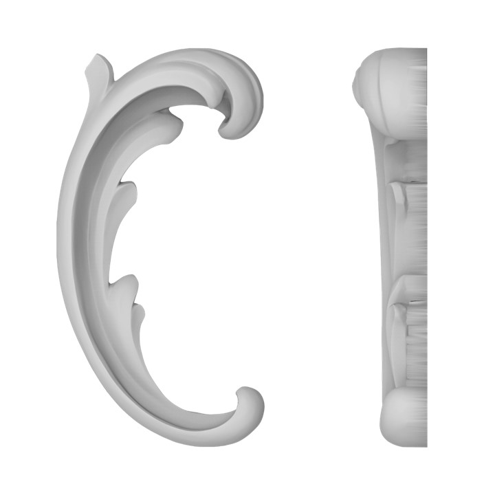 картинка Волюта RODECOR Рококо, арт. 02005RC, 6,7 х 3,5 х 1,3 см. от LIVING