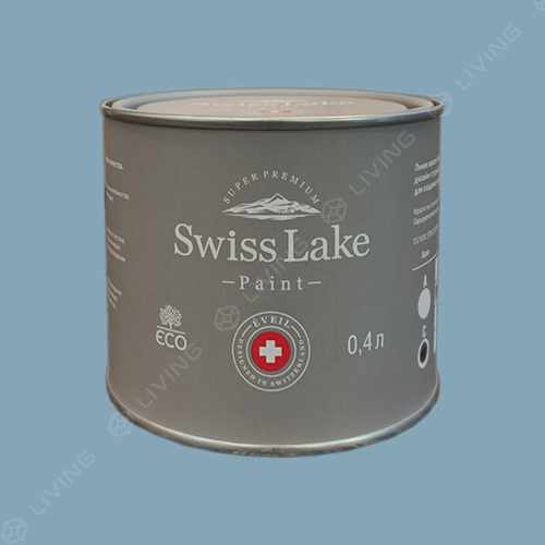 картинка Краска Swiss Lake Wall Comfort 7 цвет BLUE BOWS №2194 от LIVING