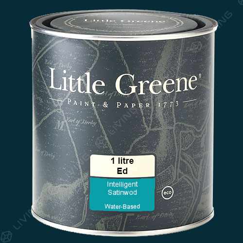 картинка Краска Little Greene Intelligent Satinwood цвет Hicks Blue №208 от LIVING