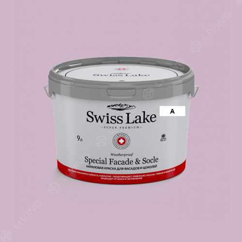 картинка Краска Swiss Lake Special Faсade & Socle цвет flayful pink №1716 от LIVING
