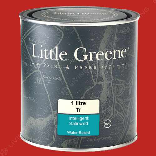 картинка Краска Little Greene Intelligent Satinwood цвет Atomic Red №190 от LIVING