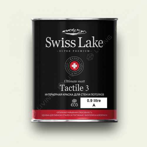 картинка Краска Swiss Lake Tactile 3 цвет foamwhite №75 от LIVING