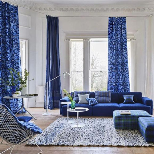 картинка Ковры Designers Guild коллекция 2022, арт. fontenoy indigo от LIVING