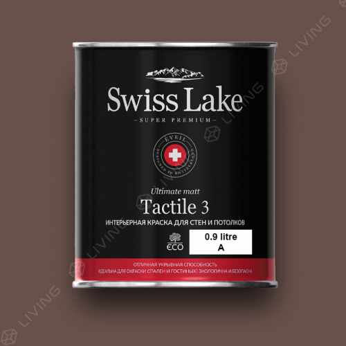 картинка Краска Swiss Lake Tactile 3 цвет wenge №705 от LIVING