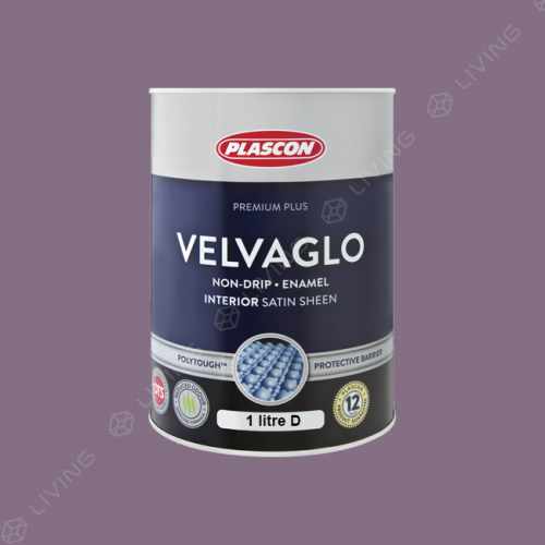 картинка Краска Plascon VELVAGLO WB цвет Purple Salvia арт.P5-D1-3 от LIVING