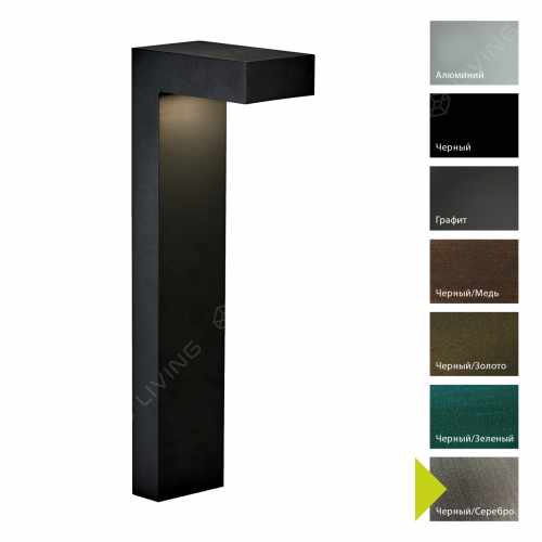 картинка Фонарные столбы Norlys коллекция Asker, арт. 1310BS (черный, серебро) от LIVING