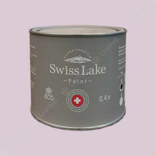 картинка Краска Swiss Lake Wall Comfort 7 цвет smoky grape №1823 от LIVING