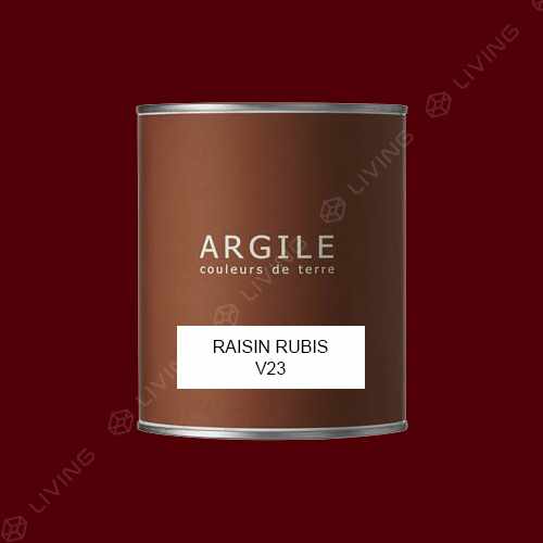 картинка Краска Argile Mat Veloute цвет RAISIN RUBIS V23 от LIVING