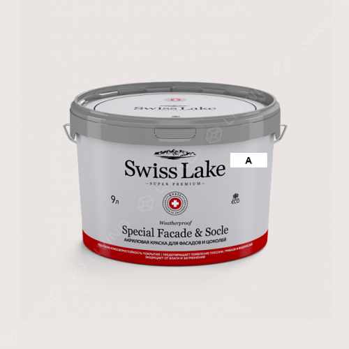 картинка Краска Swiss Lake Special Faсade & Socle цвет cautious white №363 от LIVING
