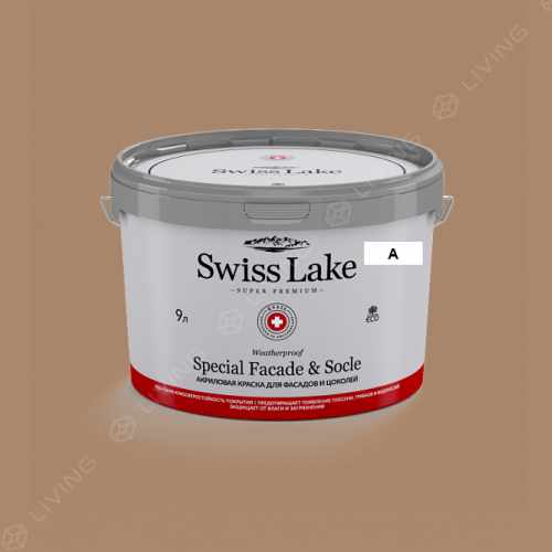 картинка Краска Swiss Lake Special Faсade & Socle цвет Maple Scone №880 от LIVING