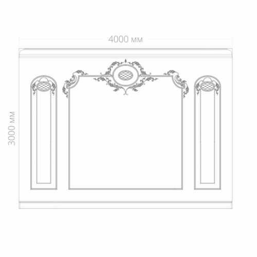картинка Готовое решение RODECOR Юсупова Ф2, арт. 99202BR, от LIVING