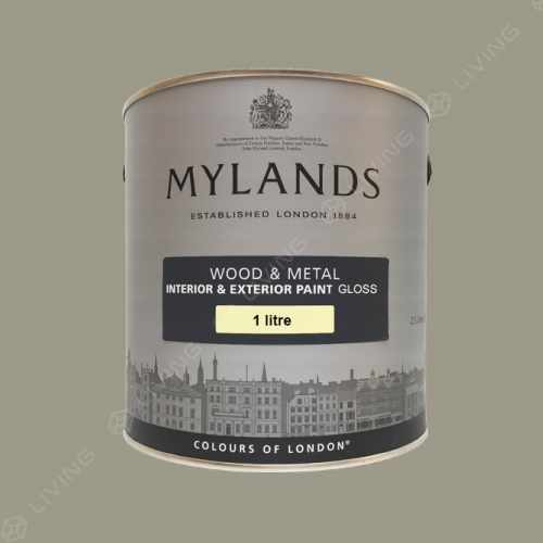 картинка Краска Mylands Wood&metal Gloss цвет Empire Grey №171 от LIVING