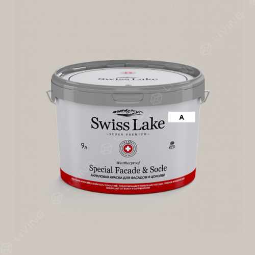 картинка Краска Swiss Lake Special Faсade & Socle цвет reflection №598 от LIVING