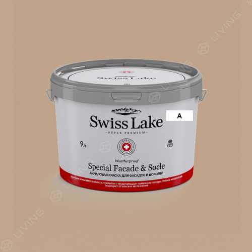 картинка Краска Swiss Lake Special Faсade & Socle цвет amphora №837 от LIVING