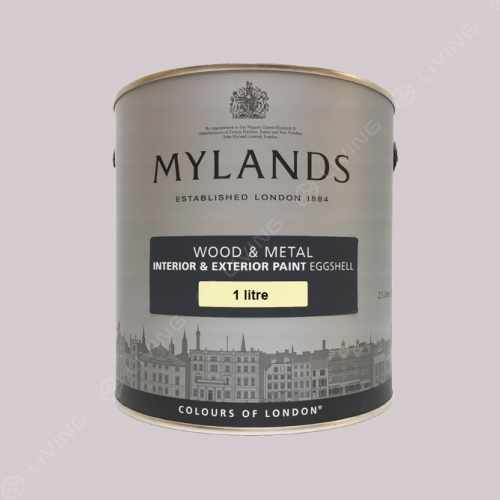 картинка Краска Mylands Wood&metal eggshell цвет Early Lavender №260 от LIVING