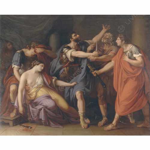 Фреска Affresco, коллекция Фрески и фотообои, арт. Gavin Hamilton The Death of Lucretia Россия