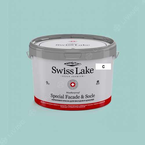 картинка Краска Swiss Lake Special Faсade & Socle цвет Harmony Lake №2388 от LIVING