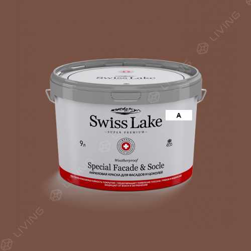картинка Краска Swiss Lake Special Faсade & Socle цвет chestnut honey №674 от LIVING