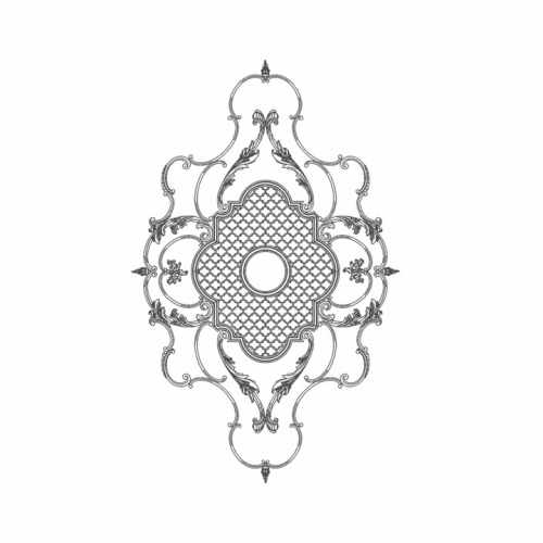 Розетка RODECOR Шинуазри Камелия Ф2, арт. 87501CN, 179,5 х 113,5 см.