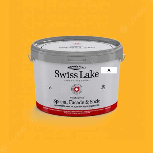картинка Краска Swiss Lake Special Faсade & Socle цвет lemon tartг №1066 от LIVING