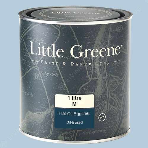 картинка Краска Little Greene Flat Oil Eggshell цвет Pale Wedgwood №249 от LIVING