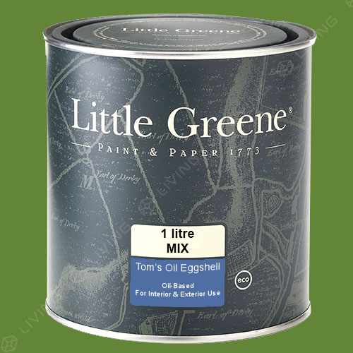 картинка Краска Little Greene Toms Oil Eggshell цвет Sage & Onions №288 от LIVING
