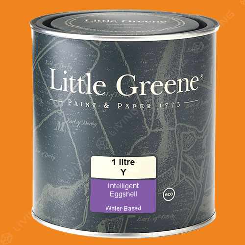 картинка Краска Little Greene Intelligent Eggshell (Acrylic Eggshell) цвет Marigold №209 от LIVING
