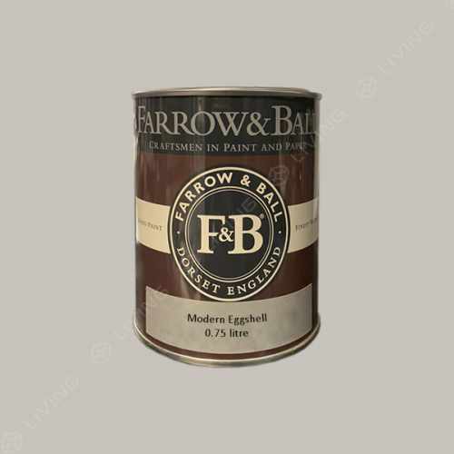 картинка Краска Farrow&Ball Modern Eggshell цвет Pavilion Gray №242 от LIVING