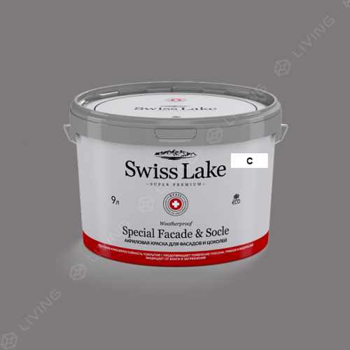 картинка Краска Swiss Lake Special Faсade & Socle цвет weathered wood №2827 от LIVING