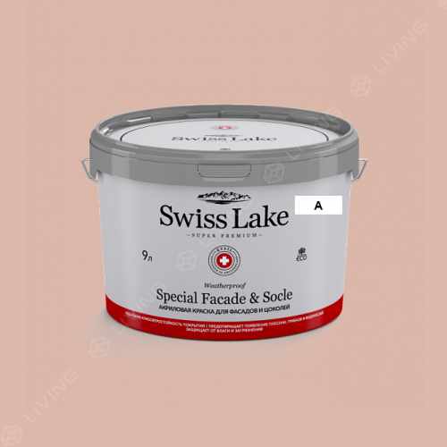 картинка Краска Swiss Lake Special Faсade & Socle цвет peach ash №1605 от LIVING