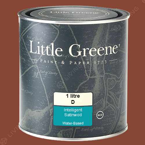 картинка Краска Little Greene Intelligent Satinwood цвет Tuscan Red №140 от LIVING